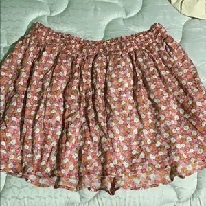 Flowered Plus Size Old Navy Skirt